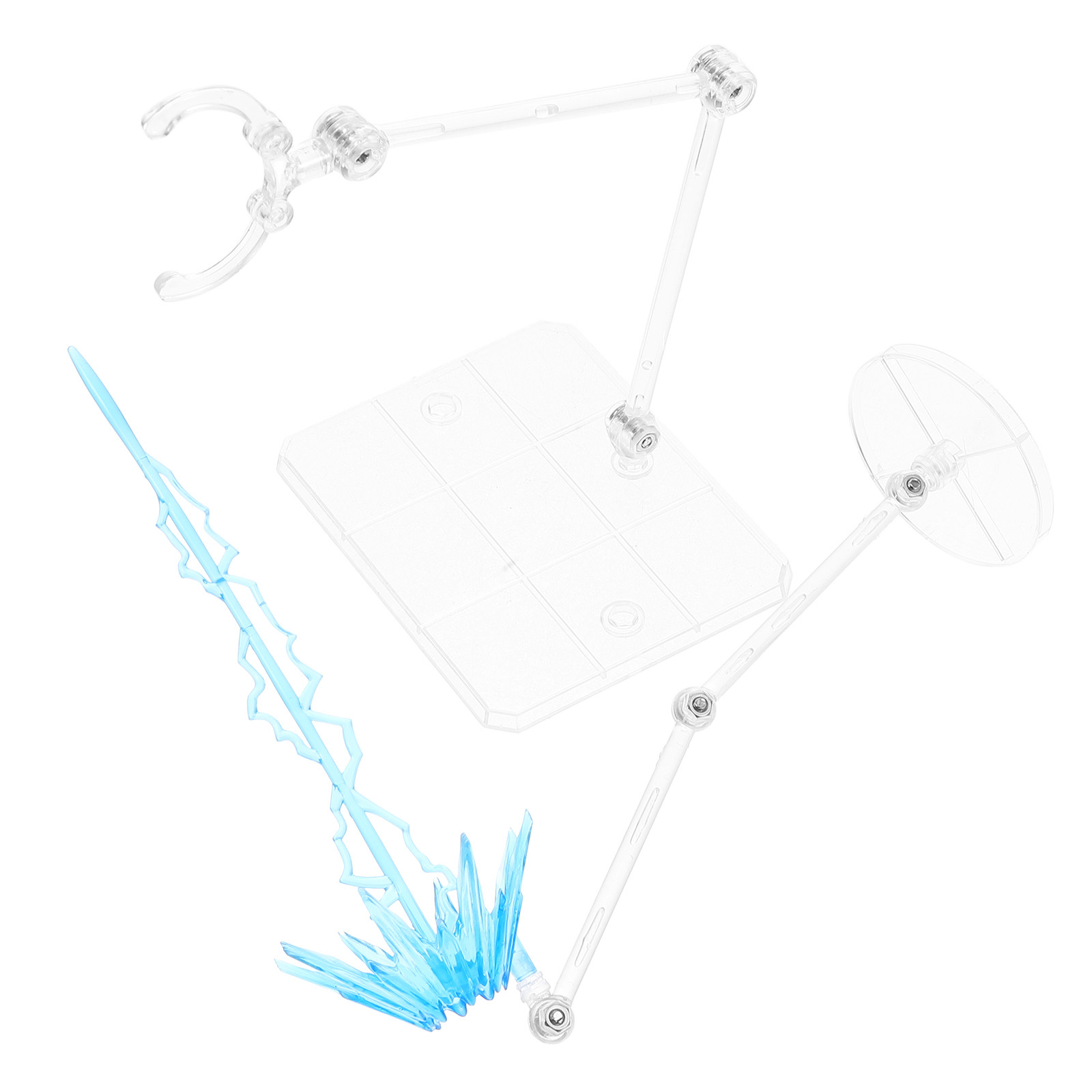 Action Figure Stand - 1Set Adjustable Clear Figure Stand Energy