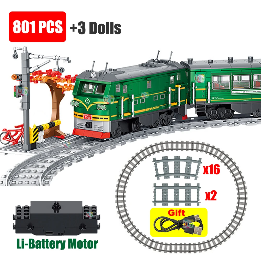 Technical Retro Green Steam Tr - Lego Set City recension och pris