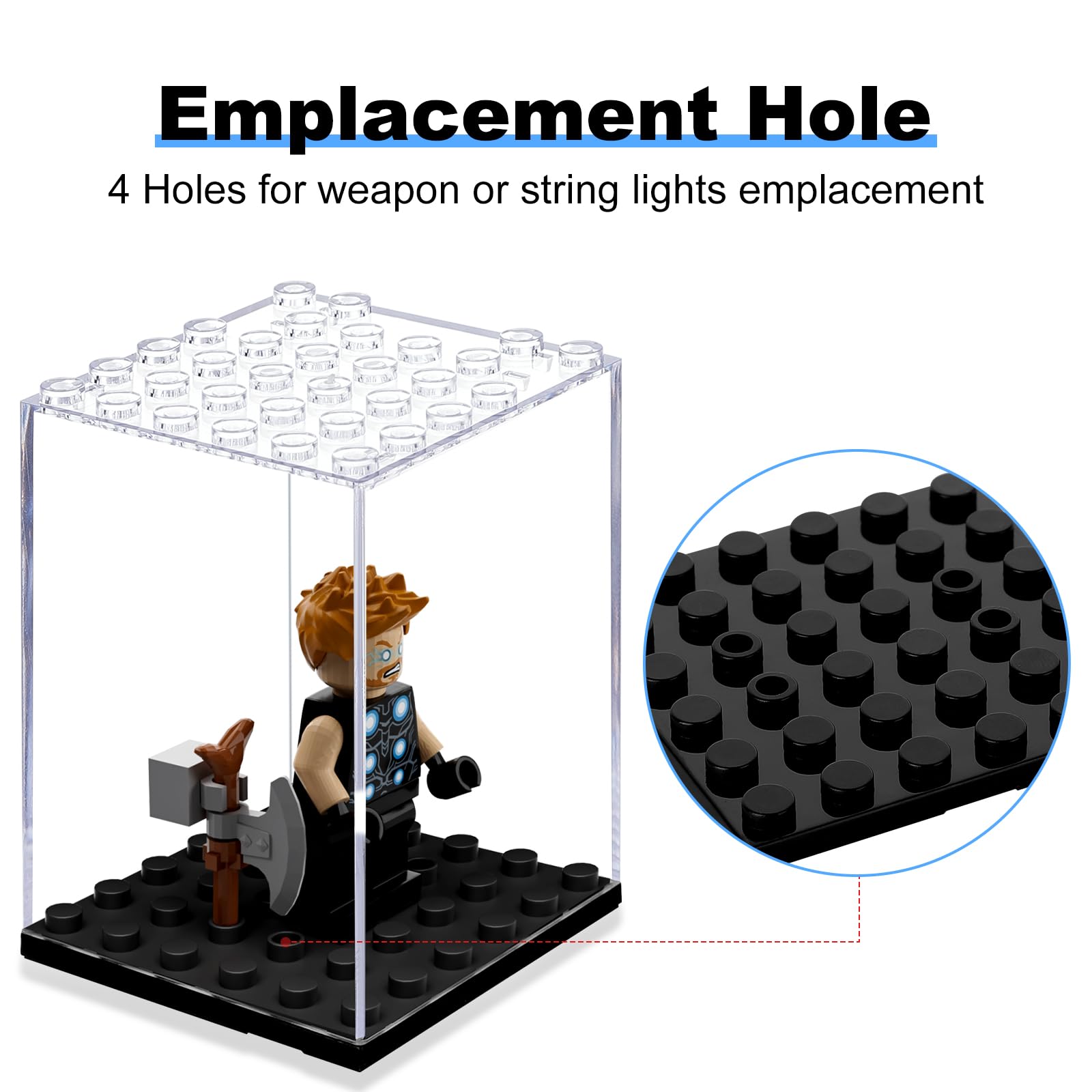 Acrylic Building Block Display - Lego Minifigure Holder recension och pris