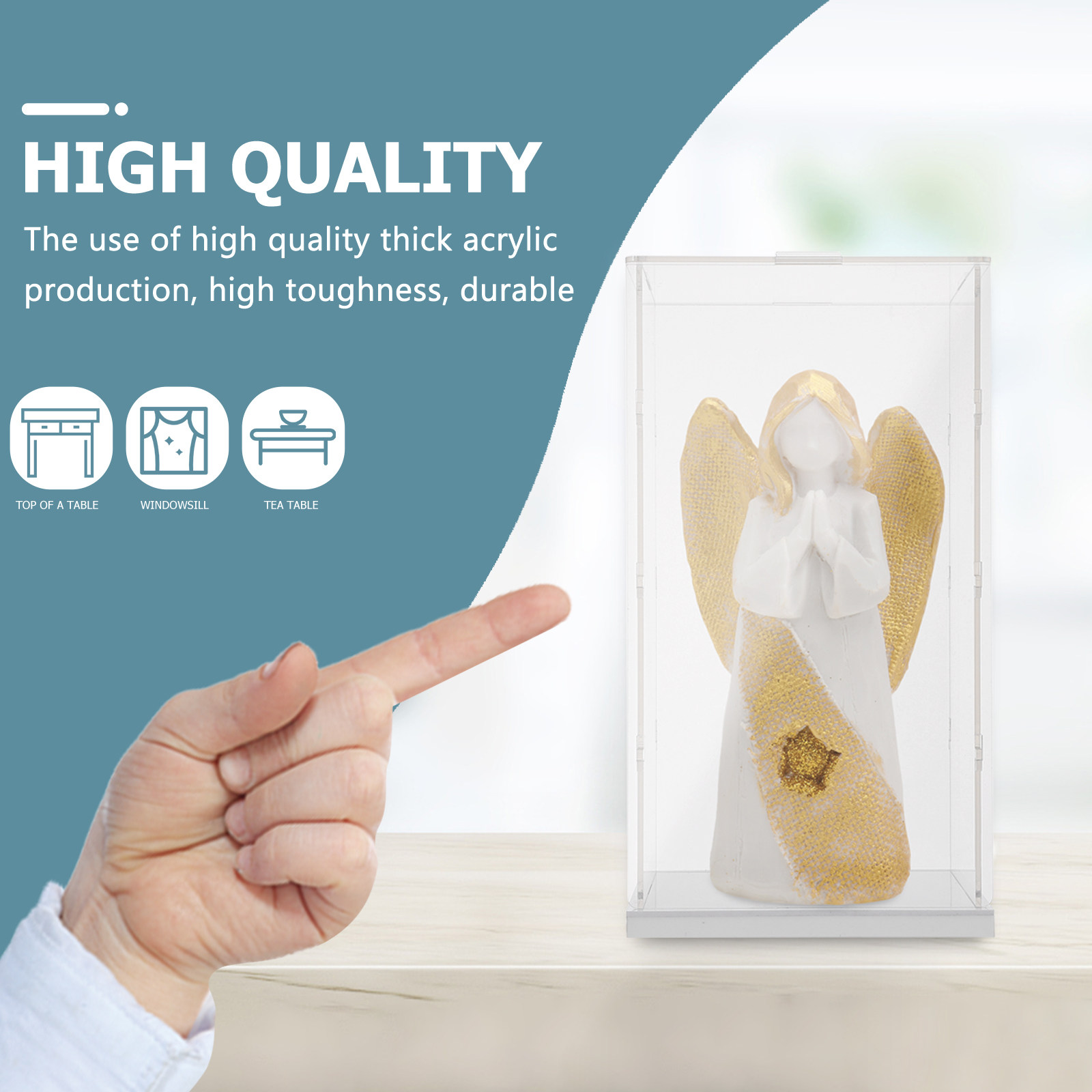 1pc Acrylic Display Box Transp - Display Case Acrylic recension och pris