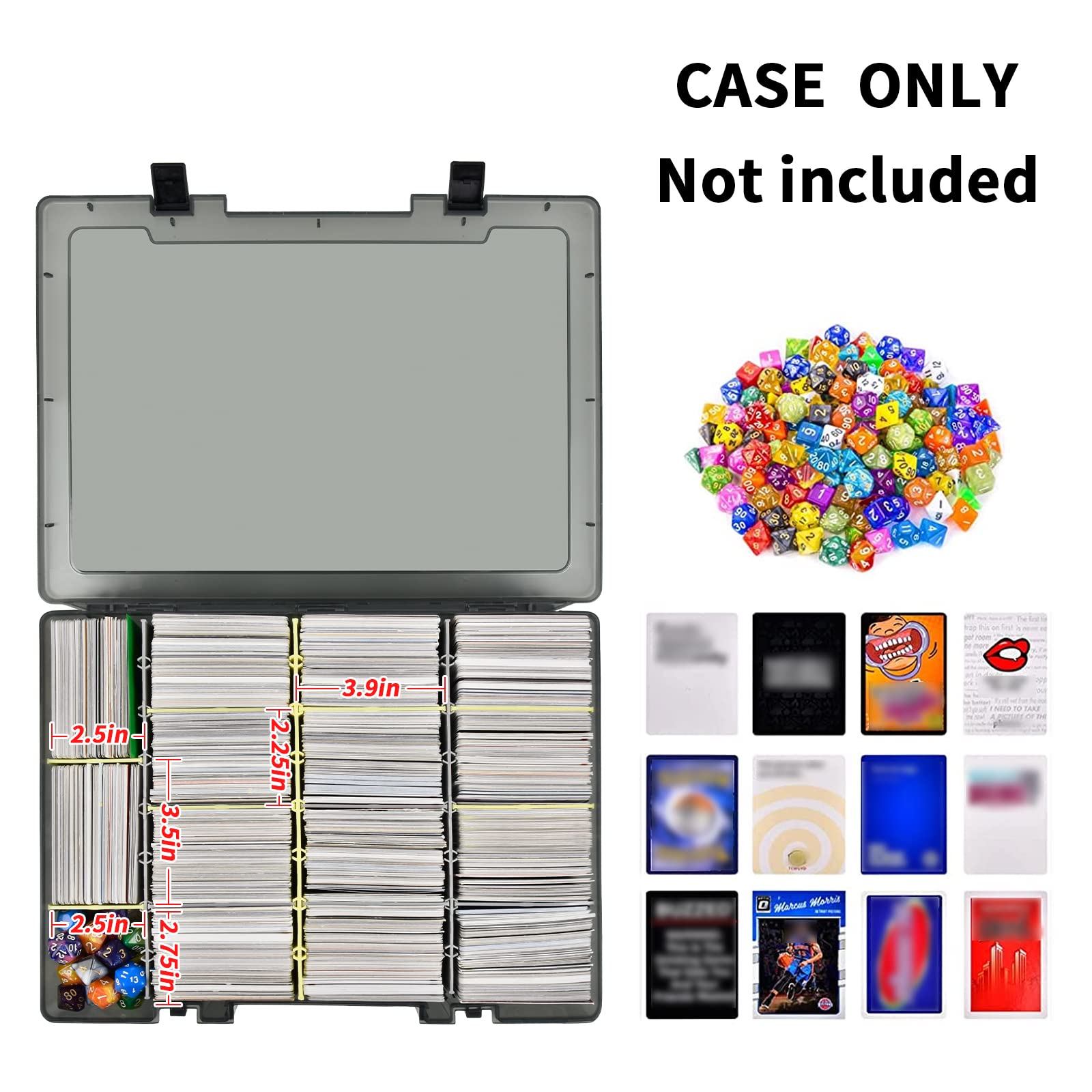 Clear Trading Card Storage Box - Pokemon Binder Card recension och pris