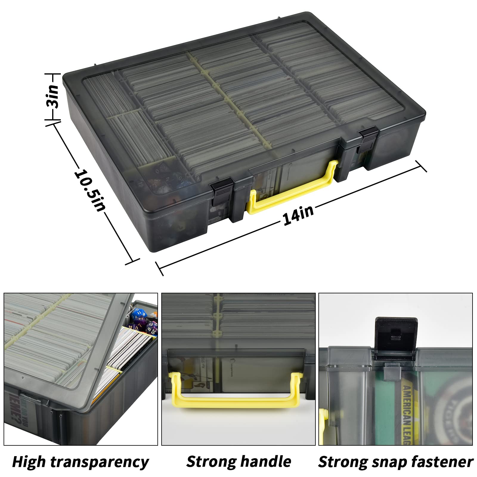 Clear Trading Card Storage Box - Pokemon Binder Card recension och pris