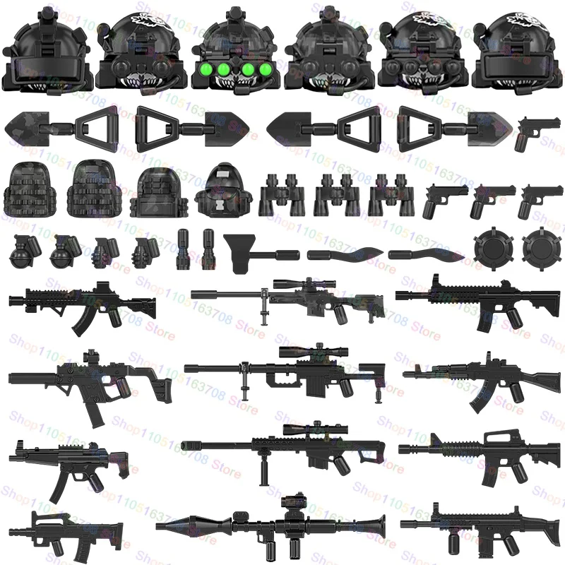 MOC Military Soldiers Action F - Lego Minifigure Holder recension och pris