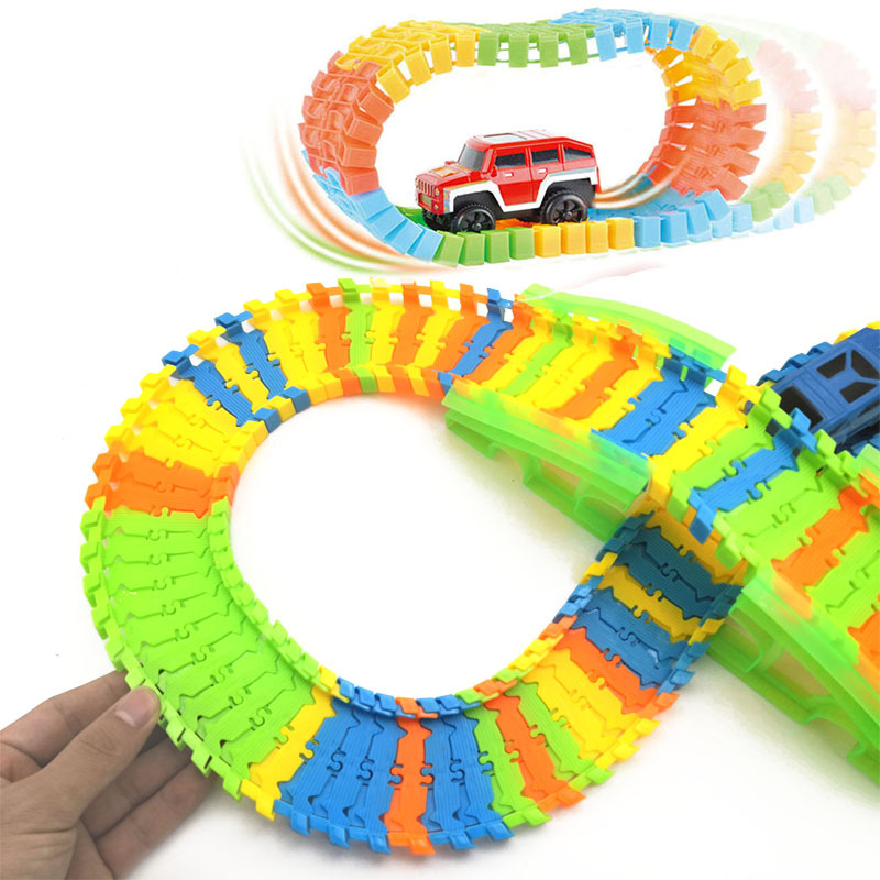 DIY Assemble Universal Racing  - Hot Wheels Car Track Sets recension och pris