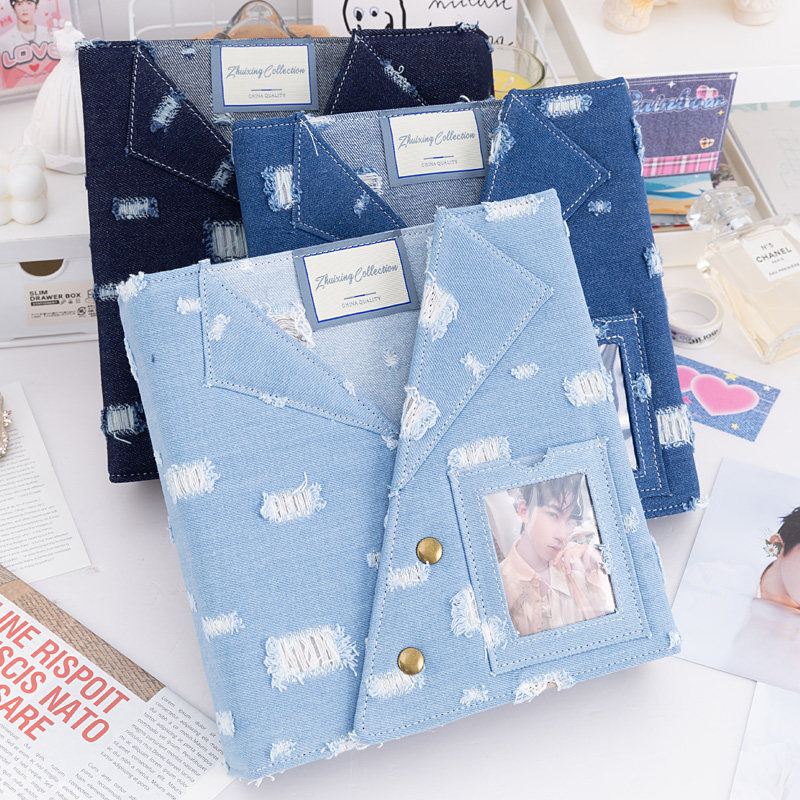 Large A5 Distressed Denim Card - Pokemon Binder Card recension och pris